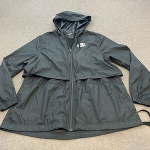 Nike Jacket Womens Medium AJ2982-010 Hooded Windbreaker Full Zip Lightweight
